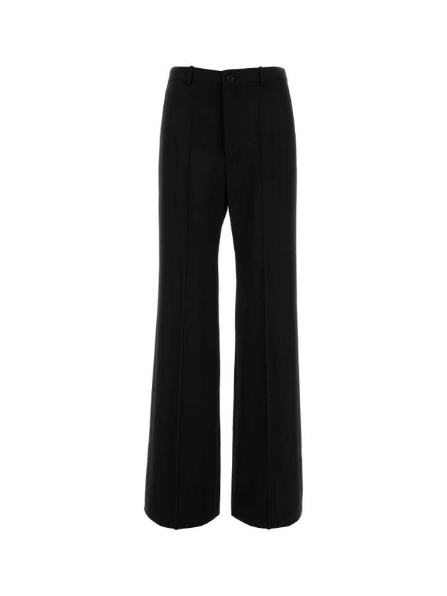Luxury Balenciaga Trending 2026 Regular Fit Tailored Wide Pans Black