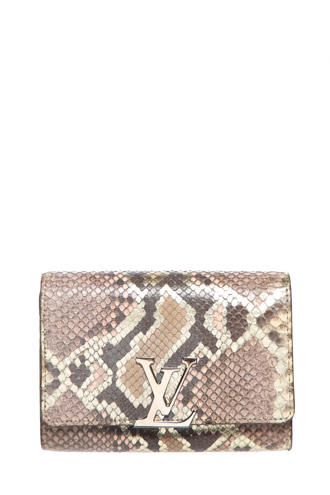 Louis Vuitton Python and Pink Chain Louise Shoulder Bag