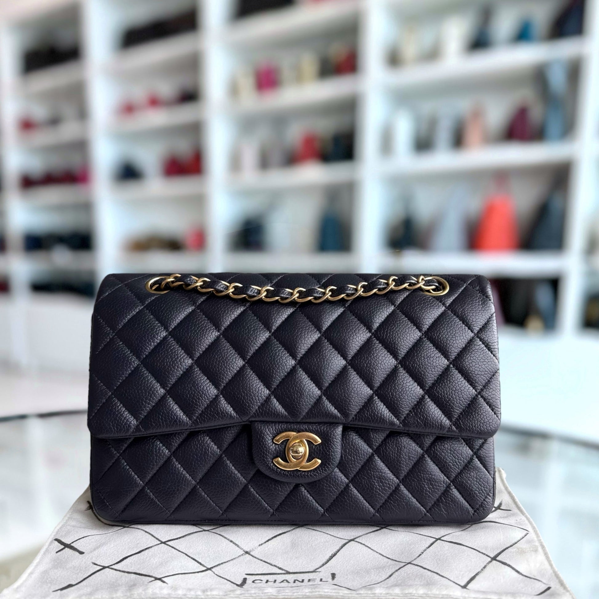 Chanel Classic Flap Medium Shoulder Bag - EworeBags