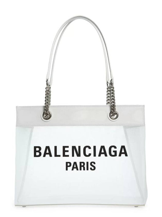 Luxury Balenciaga Trending 2026 Duty Free Medium Tote Bag White
