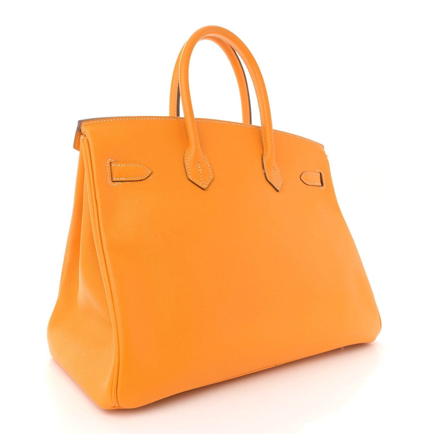 Hermes Epsom Candy Birkin 35 Jaune D'Or Feu
