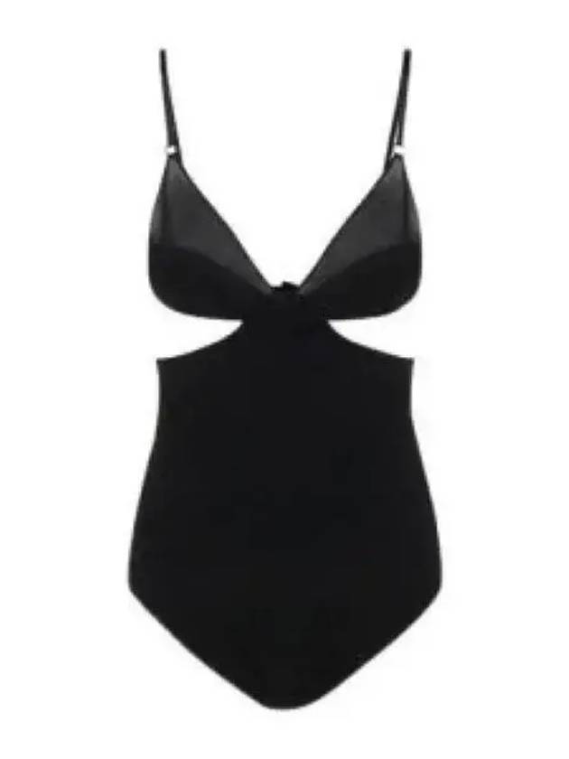 Luxury Saint Laurent Trending 2025 Cut Out Body Suit Black