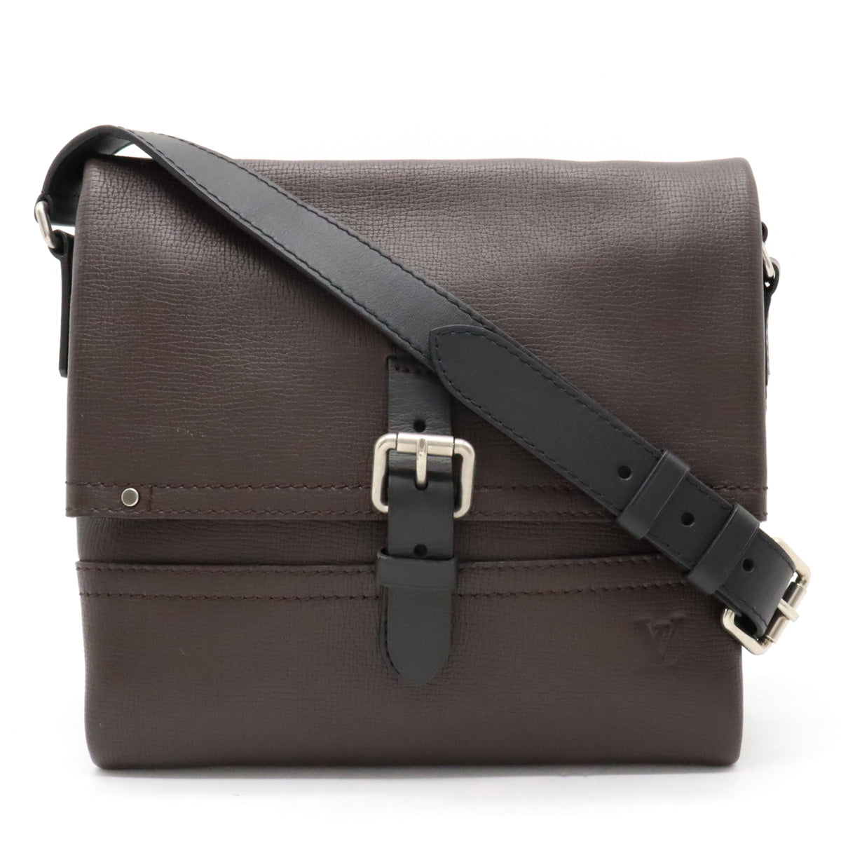 Louis Vuitton Louis Vuitton Utah Canyon Messenger PM Messenger Bag Leather Maron Tea Brown M54962