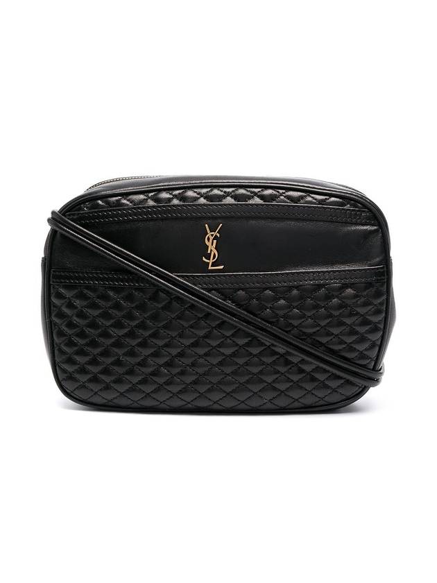Luxury Saint Laurent Trending 2025 Victoire Quilting Cross Bag Black