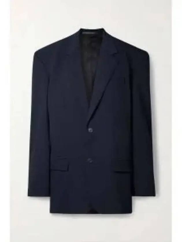 Luxury Balenciaga Trending 2026 Pinstripe Wool Blazer Jacket Black