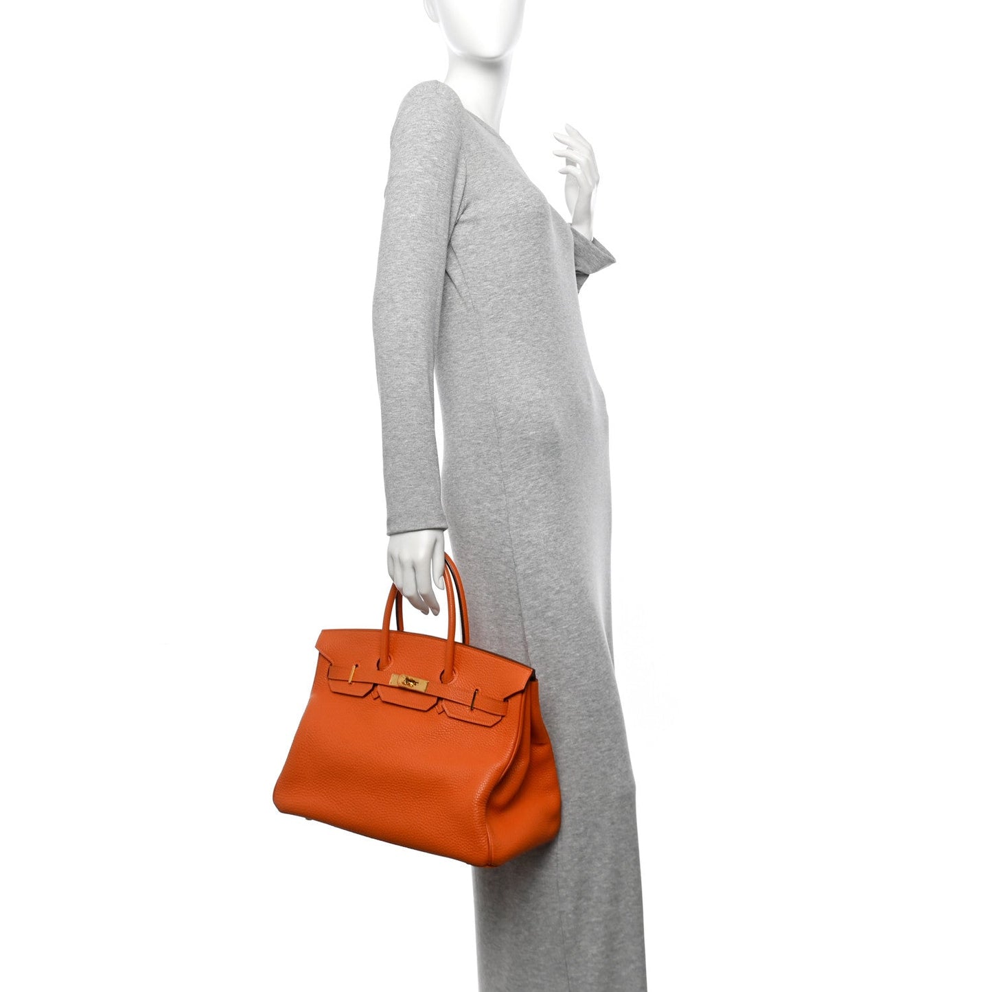 Hermes Fjord Birkin 35 Orange