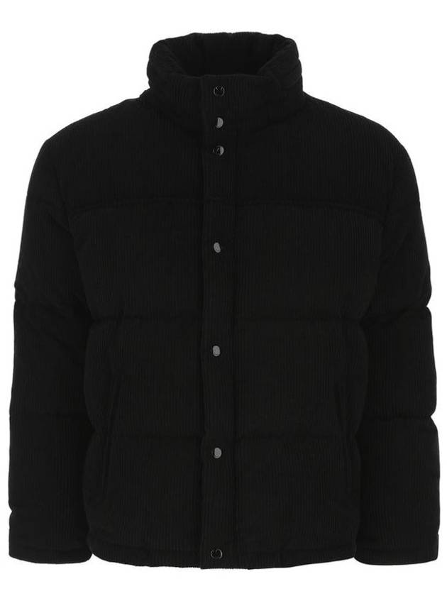 Luxury Saint Laurent Trending 2025 Corduroy Down Padding Jacket Black