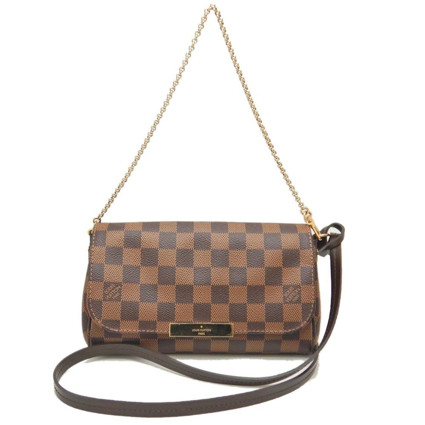 Louis Vuitton Damier Damier Canvas Ebene Pvc Shoulder Bag