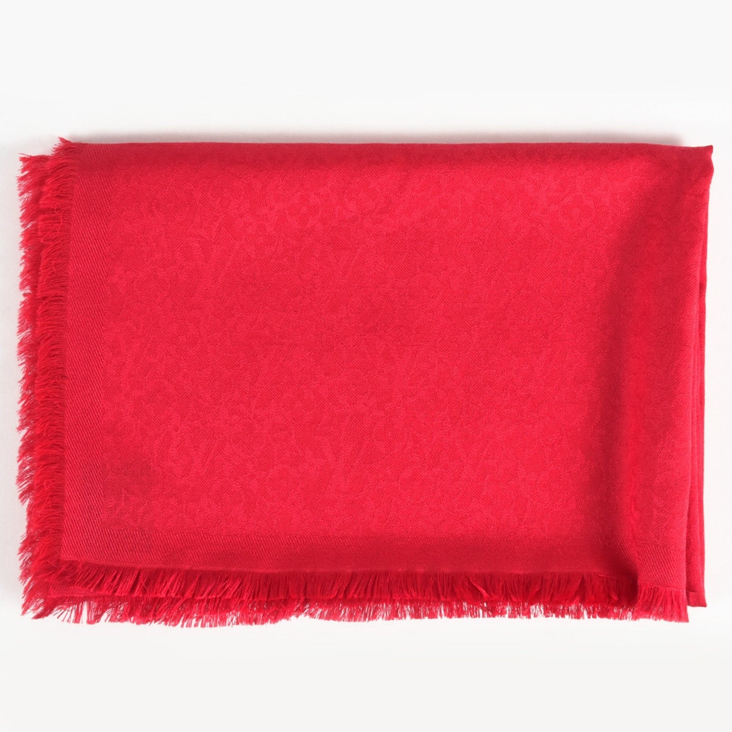 Louis Vuitton Monogram Silk Wool Cashmere Shawl