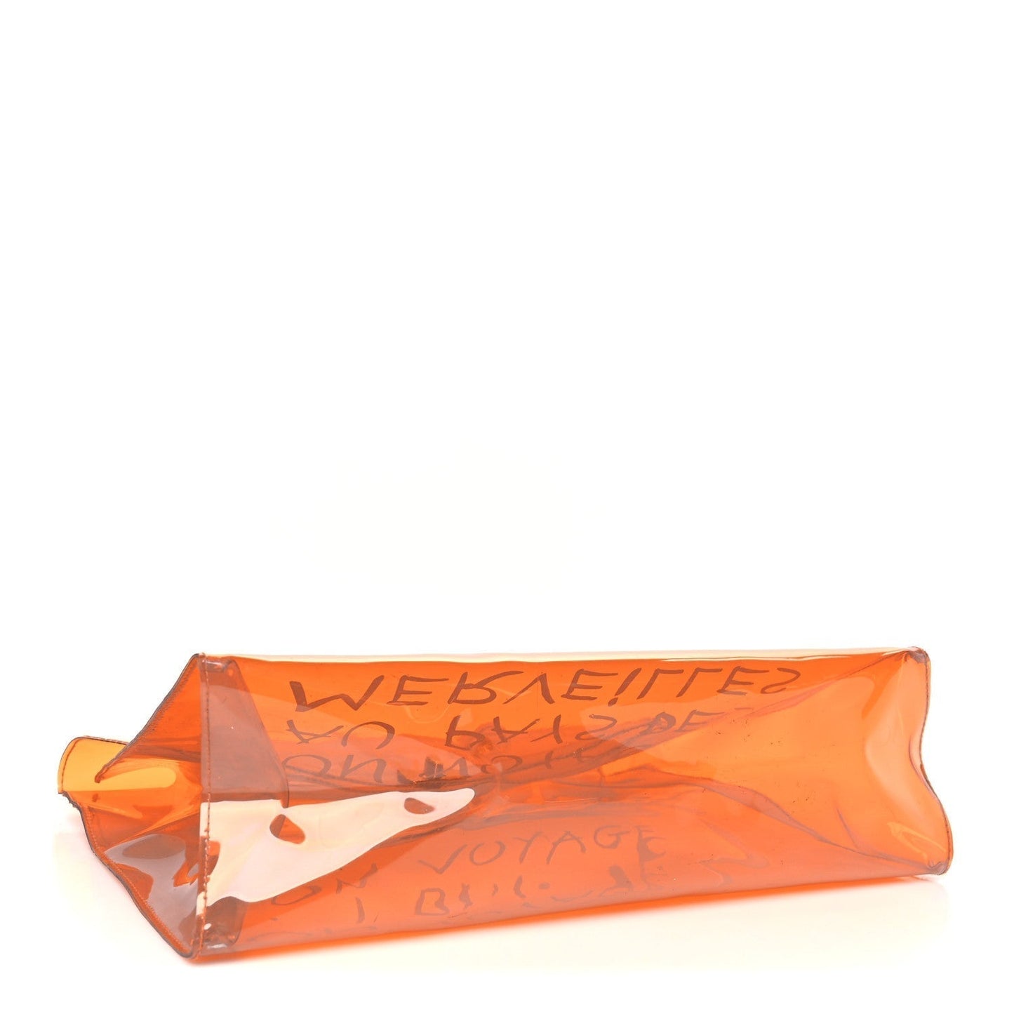 Hermes Vinyl Souvenir De L'Exposition Kelly Orange