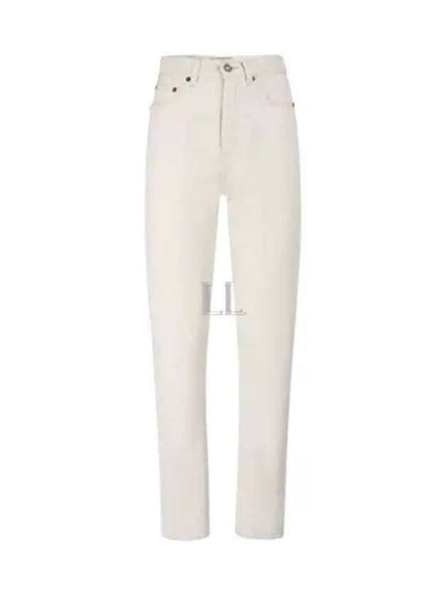 Luxury Saint Laurent Trending 2025 Slim Fit Denim Jeans Chalk White