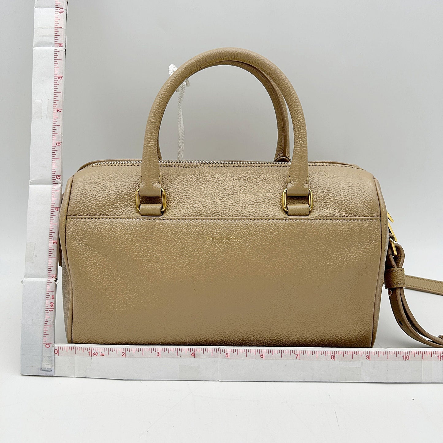 Yves Saint Laurent Classic Baby Duffle Bag Beige LA8374