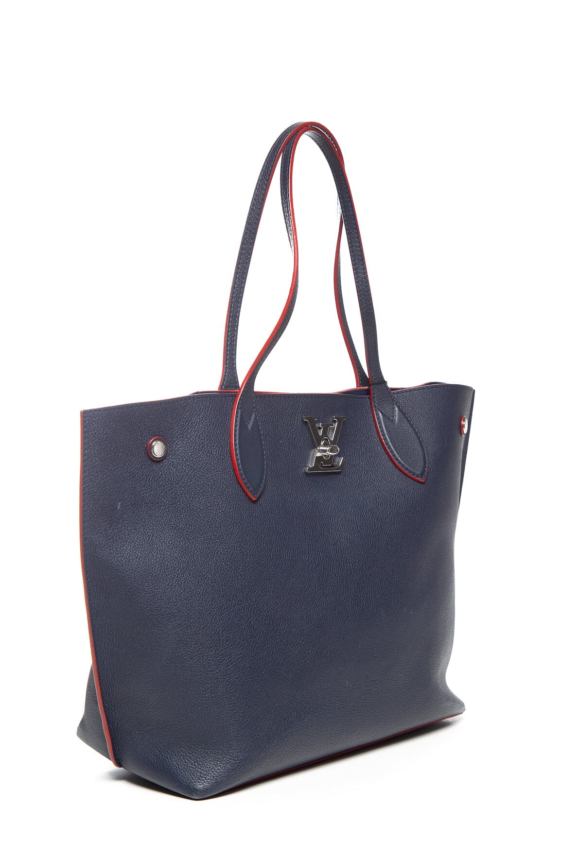 Louis Vuitton Navy LockMe Go Tote