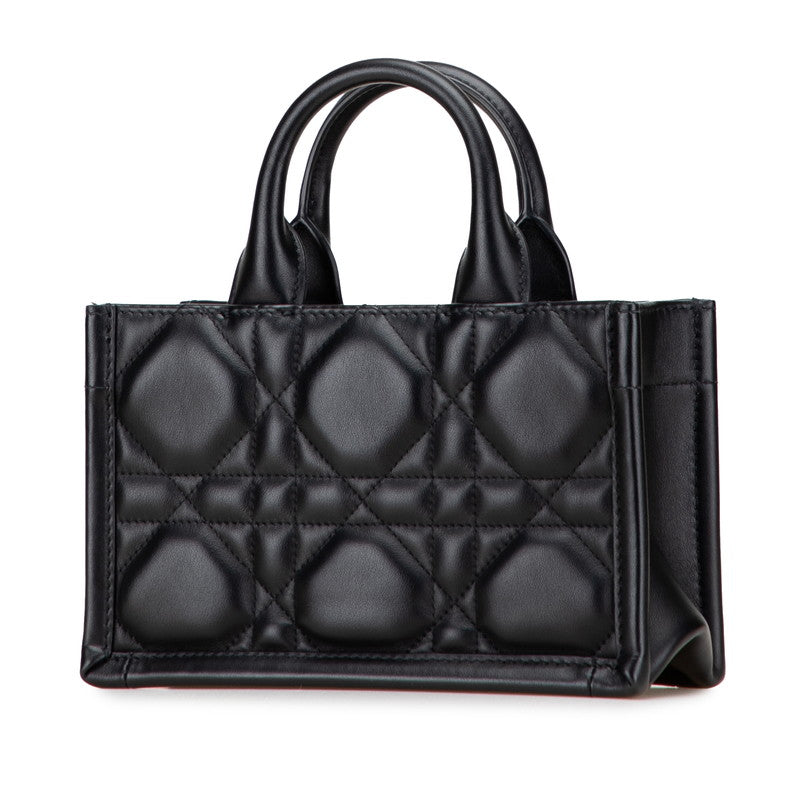 Dior Book Tote Macrocannage Leather 2way Bag