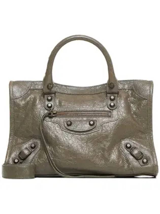 Luxury Balenciaga Trending 2026 Le City Small Tote Bag Army Green