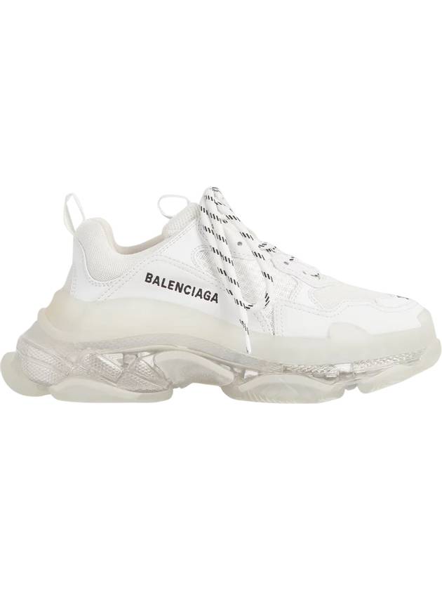 Luxury Balenciaga Trending 2026 Triple S Clear Sole Low Top Sneakers White