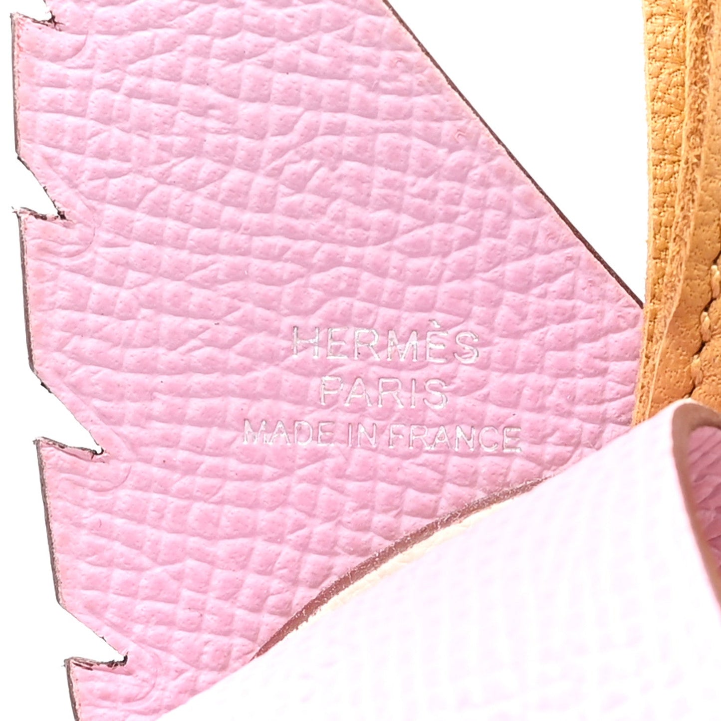 Hermes Ostrich Epsom Swift Birdy Bag Charm Mauve Sylvestre