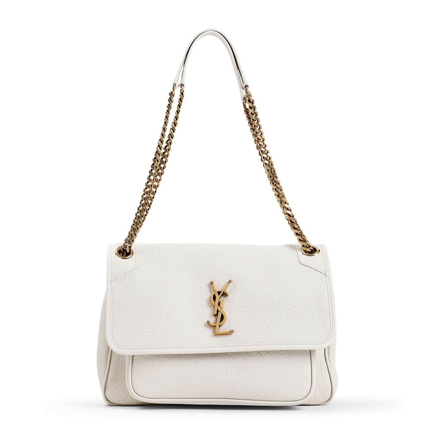 Luxury Saint Laurent Trending 2025 Women's Niki Cream-Coloured Medium Bag in Yellow | 633178AACYT