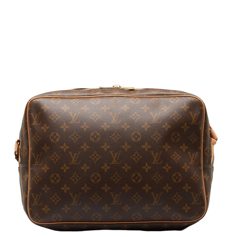 Louis Vuitton Monogram Reporter GM Shoulder Bag M45252 Brown PVC Leather Louis Vuitton
