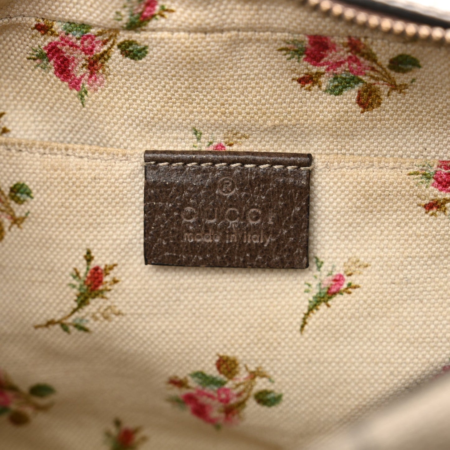 Gucci GG Supreme Monogram Web Neo   Shoulder Bag Beige New Acero Crop