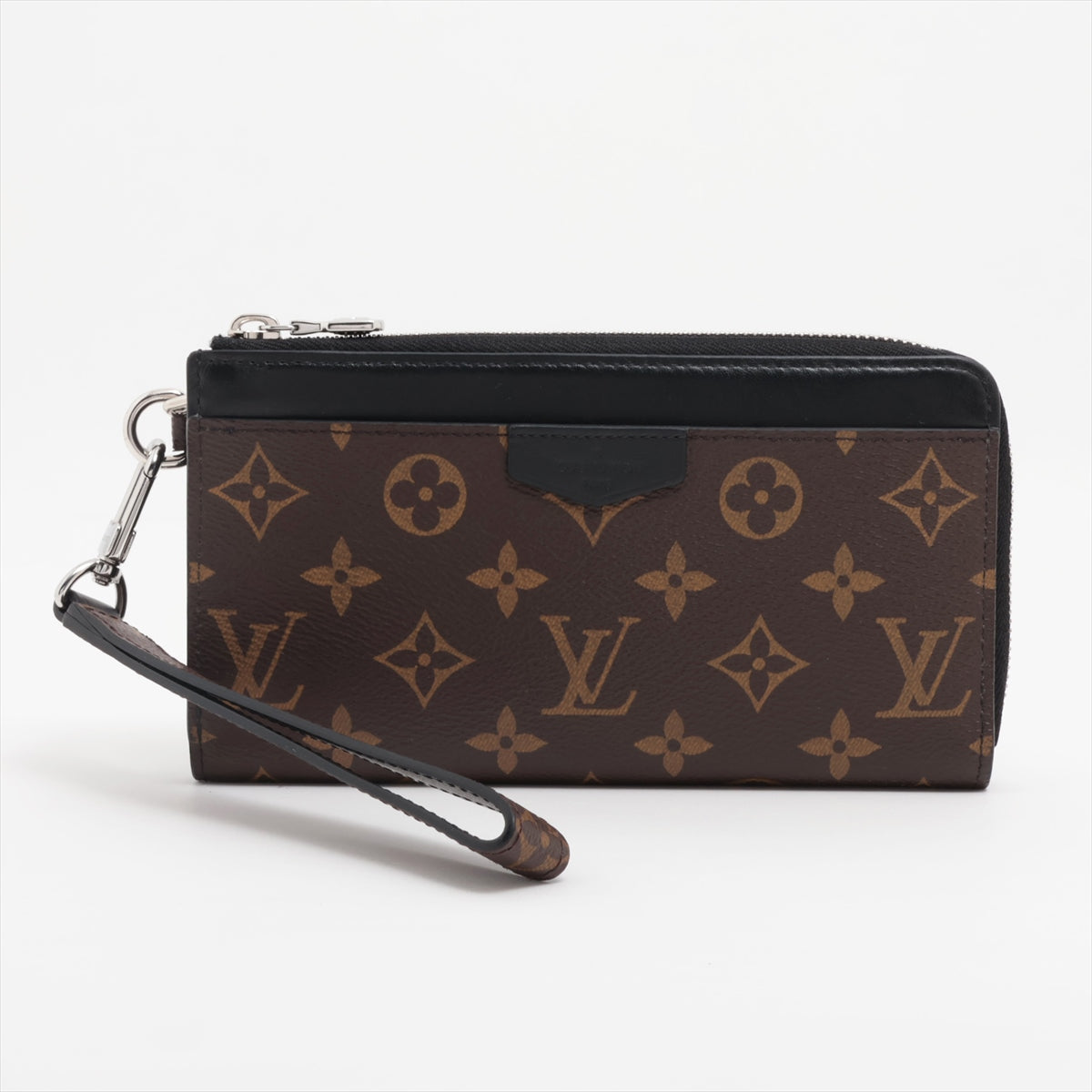 Louis Vuitton Monogram Makassar Zippy Dragon M69407 Black X Brown Round Zip Wallet
