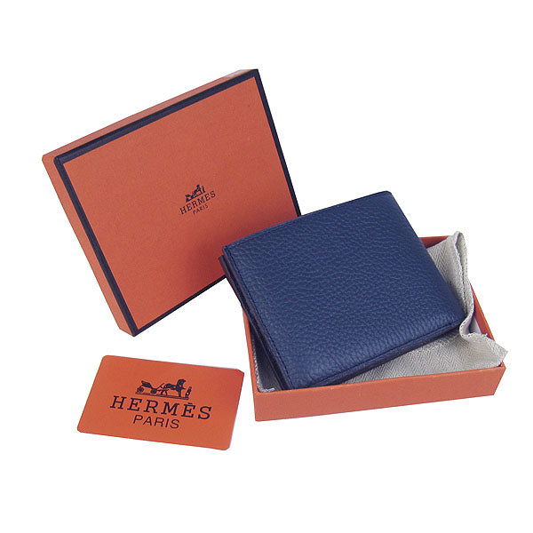 Luxury Hermes Wallet H014 Mens Wallet Blue