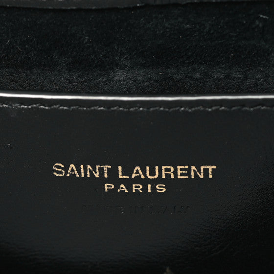 Saint Laurent Smooth Calfskin Le 5 A 7 Mini Hobo Black