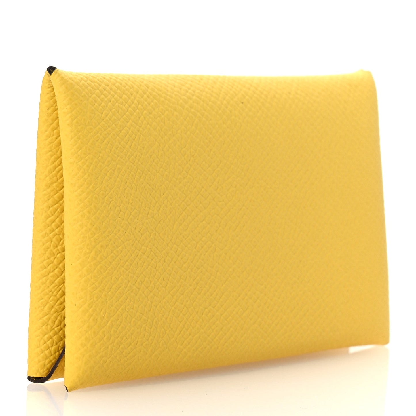Hermes Epsom Calvi Card Case Sun