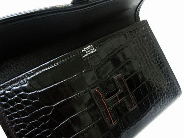 Luxury Hermes Wallet H1103 Wallet Black