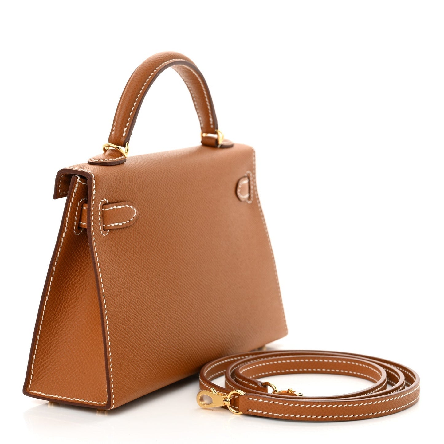 Hermes Epsom Mini Kelly Sellier 20 Gold
