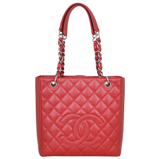 Chanel Petite Shopping Tote | Red