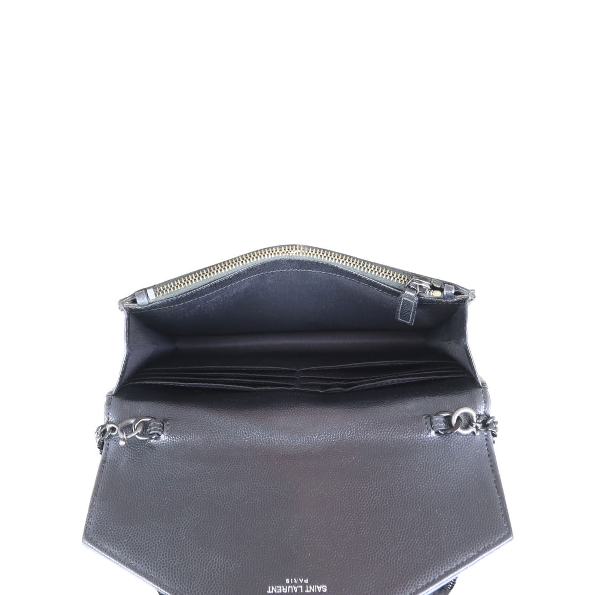 Saint Laurent Monogram Envelope Chain Wallet