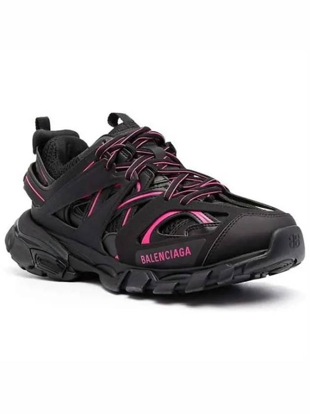 Luxury Balenciaga Trending 2026 Track Runner Low Top Sneakers Black Pink
