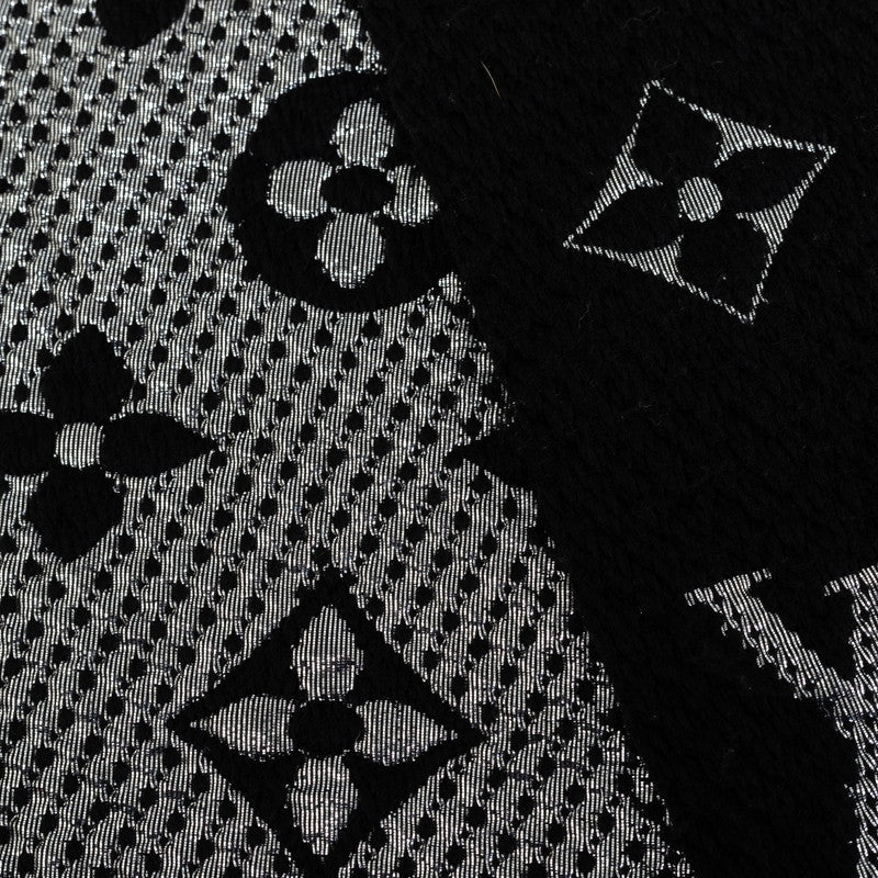 Louis Vuitton Louis Vuitton M75833 Maffler Wool/Silk Noir Black