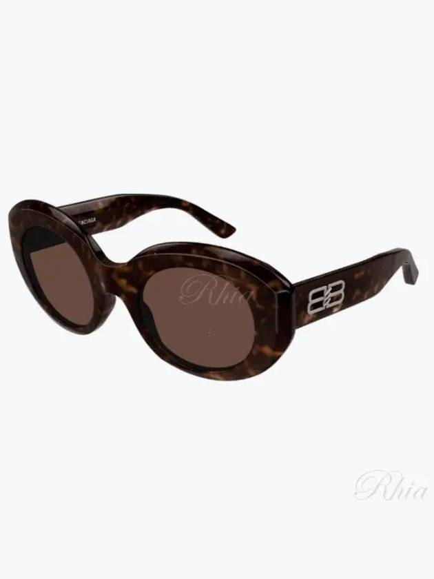 Luxury Balenciaga Trending 2026 Eyewear Oval Frame Sunglasses Havana