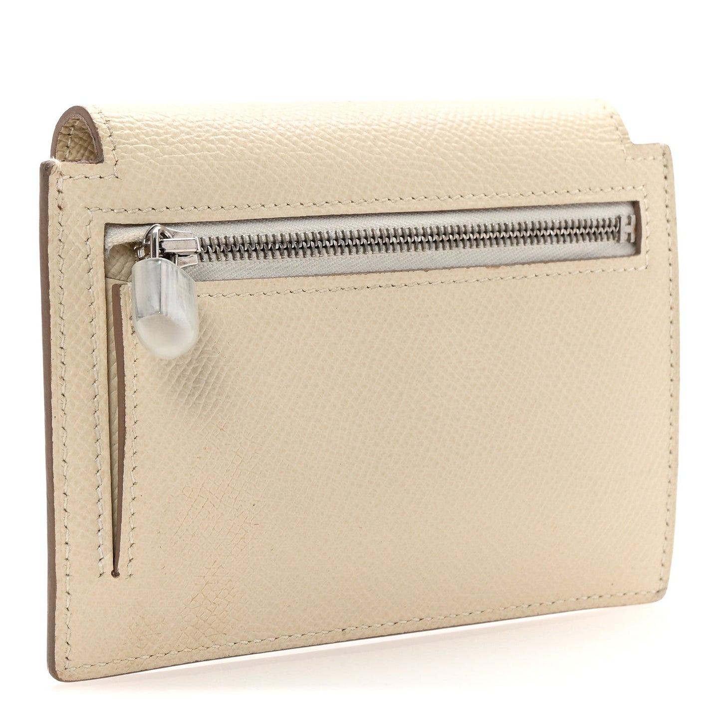 Hermes Epsom Kelly Pocket Compact Wallet Craie
