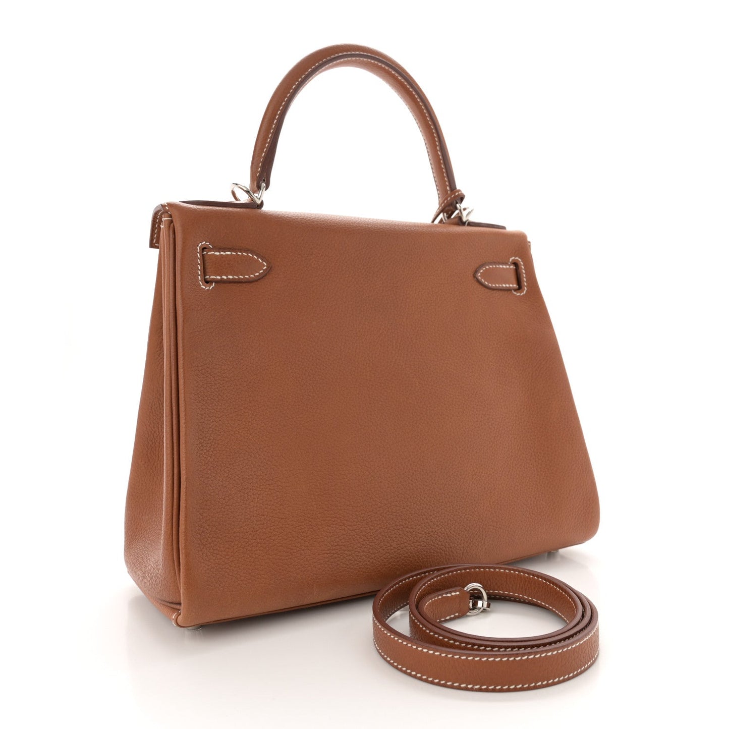 Hermes Barenia Faubourg Kelly Retourne 28 Fauve