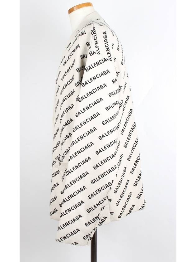 Luxury Balenciaga Trending 2026 All over multi logo cardigan L