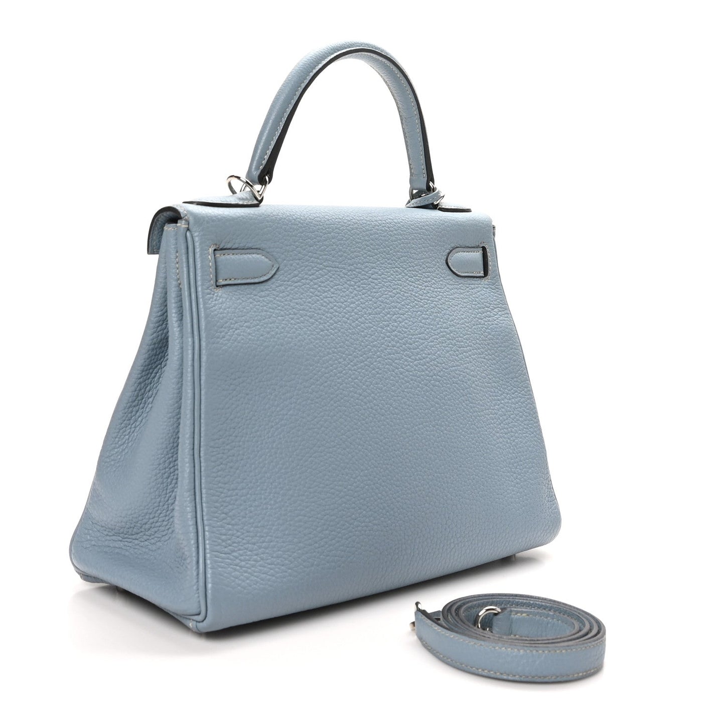 Hermes Togo Kelly Retourne 28 Bleu Lin