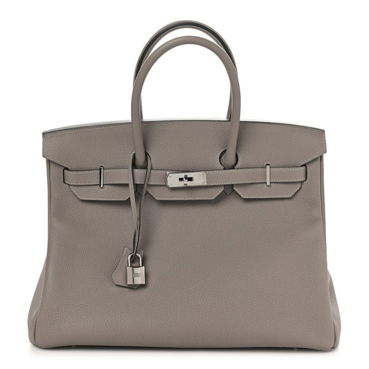 Hermes Togo Birkin 35 Gris Asphalte