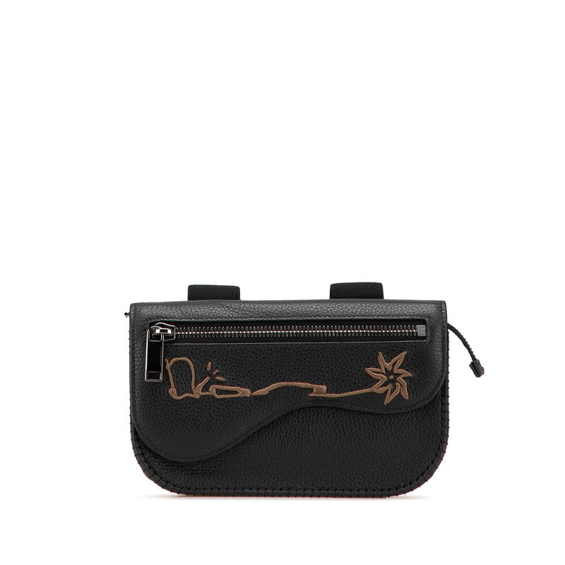 Dior Saddle ?CACTUS JACK Limited Leather Waist Bag