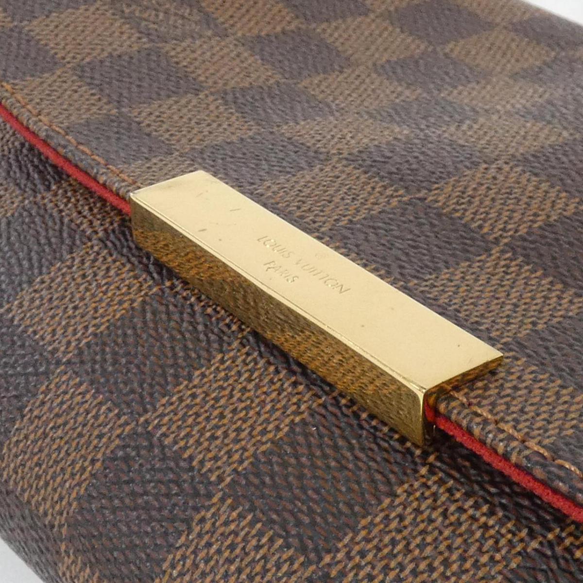 Louis Vuitton Damier Feverit MM N41129 Shoulder Bag
