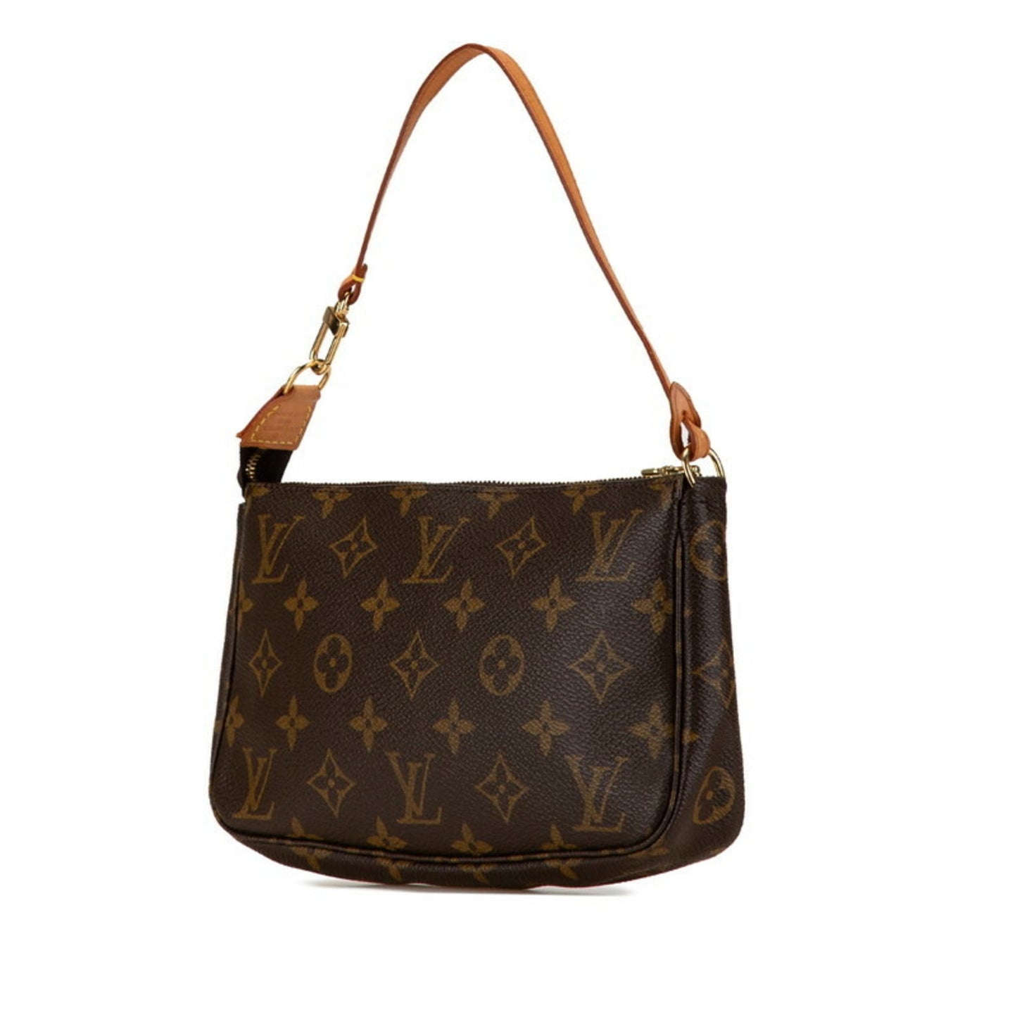 Louis Vuitton Pvc Leather Handbag Pochette Pouch