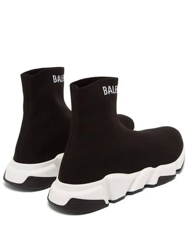 Luxury Balenciaga Trending 2026 Speed Logo High Top Sneakers Black