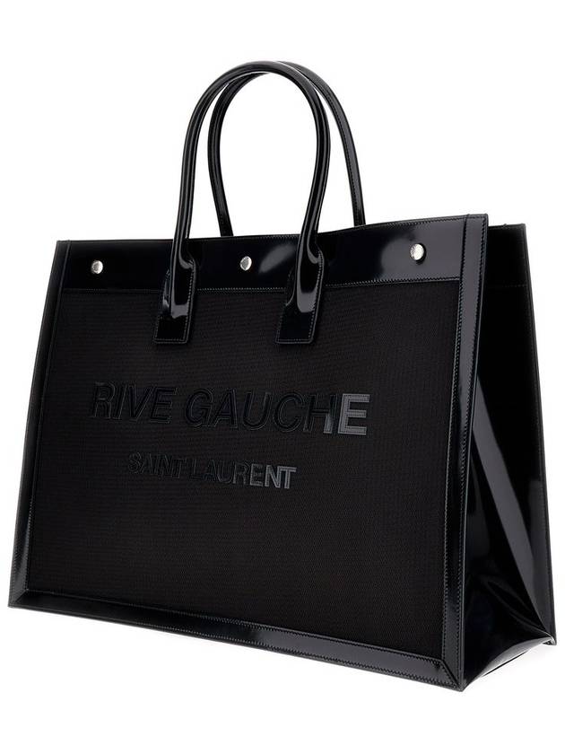 Luxury Saint Laurent Trending 2025 23 ss Rib GAUCHE Medium Tote Bag 742681FABXI1000 B0040477439