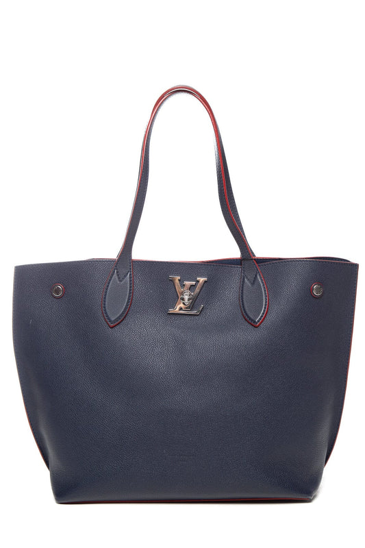 Louis Vuitton Navy LockMe Go Tote