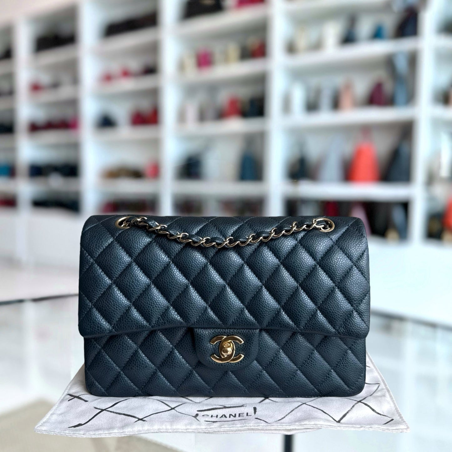 Chanel Classic Flap Medium Shoulder Bag - EworeBags