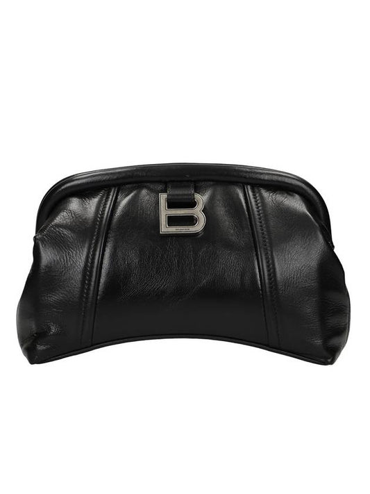 Luxury Balenciaga Trending 2026 Editor XS Clutch Bag Black