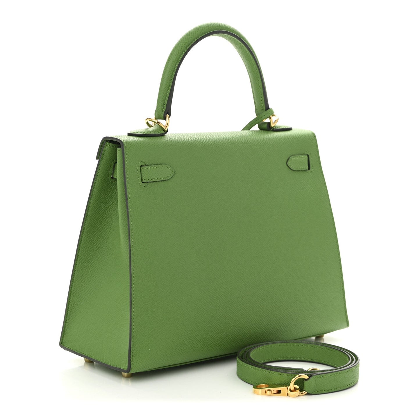 Hermes Epsom Kelly Sellier 25 Vert Yucca