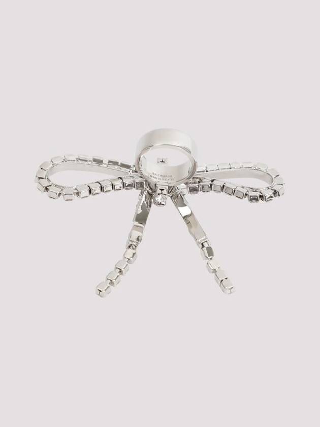 Luxury Balenciaga Trending 2026 ring 748033 TZ23S 7155 SILVER CRYSTAL